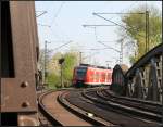 Stuttgarts einzige Hochbahnstrecke -     Die Gäubahn über dem ehemaligen Güterbahnhof am Nordbahnhof.