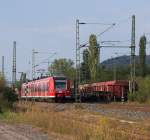 425 129-4  - RE 60 - auf dem Weg nach Kaiserslautern beim Kraftwerk Ensdorf.