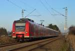 425 091-6 zwischen Gubberath und Jchen als RE8 nach Mnchengladbach Hbf am 5.3.2013