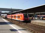 425 xxx-x steht am 02.04.11 in Heidelberg Hbf als S3 nach Karlsruhe 