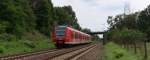 425 127 fährt am 06.08.2014 auf der Relation Homburg Saar - Trier.