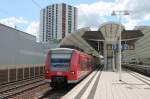 Ausfahrt am 24.05.2014 von 425 701-0  Mosbach  als S2 nach Mosbach (Baden) in Ludwigshafen (Rhein) Mitte.