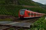 425 639-2 am Bü Bopparder Hamm gen Boppard fahrend.