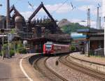 425 139 hat den Bahnhof Völklingen erreicht.