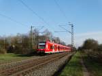 DB Regio 425 085-8 + 425 xxx-x als Leerzug am 14.03.16 bei Hanau West