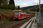 425 208 bei der Einfahrt in Neckarhausen am Samstag den 16.4.2016