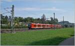 Die beiden DB 426 514-6 und 426 012-1 verlasen als Regionalbahn Singen - Schaffhausen den Bahnhof Thayngen. 

30. August 2022