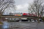 426 007-1  Kirkel  befährt die Verbindungskurve zum Bochumer Hauptbahnhof am Bermudadreieck (19.03.2023) 