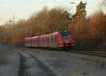 426 007 und 426 005 sind als RE 60 Saarbrcken - Kaiserslautern am 14.01.2012 in Kennelgarten