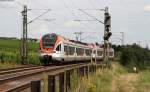 VIAS 304 und 303 als VIA25018  (Frankfurt(Main)Hbf-Neuwied) bei Hattenheim 4.8.12