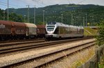 Auf seinem Weg nach Siegen kommt der Abellio ET 232108 gerade in Finnentrop eingefahren.