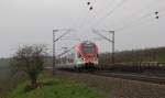 VIAS 401 als VIA 25093 (SE10) von Rdesheim (Rhein) nach Wiesbaden Hbf, bei Erbach (Rheingau); 18.03.2011