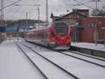 Kurzer Halt in Bergen/Rügen für den 429 029 bevor es,am 25.Februar 2018,weiter nach Sassnitz ging.