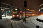 429 026 ist als RE 9 wieder bereit im Hbf Stralsund nach Rostock Hbf, 02.02.2010