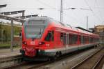 429 028-4( Hansestadt Stralsund )stand am Streiktag des 09.05.2015 im Rostocker Hbf am Bahnsteig abgestellt. 