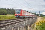 440 321-8 als RB in Richtung Würzburg unterwegs,gesehen am 11.07.2018 bei Dörflein.