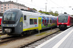 BR440 der Agilis und der DB im Vergleich Passau 23.04.2016