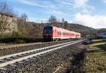 440 308-5 ist als R3 von Flieden kommend nach Gemünden/M.