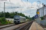 440 401 mit Ag 84418 aus Plattling nach Neumarkt (Oberpf) beim Halt in Snching, 07.08.2012