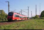 442 602 (Bombardier Talent 2) der S-Bahn Mitteldeutschland (DB Regio Südost) als S 37751 (S7) von Halle-Nietleben nach Halle(Saale)Hbf Gl.