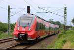 Nachschuss auf 442 102 (Bombardier Talent 2) der S-Bahn Mitteldeutschland (DB Regio Südost) als S 37745 von Halle-Nietleben nach Halle(Saale)Hbf Gl.