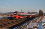 442 238 (94 80 0442 238-2 D-DB) + 265 (94 80 0442 265-5 D-DB) als S39360 am 02.03.2013 bei Plling