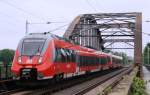 442 626 & 442 132 unterwegs nach Flughafen Berlin Schnefeld am 28.05.2013 auf der Templiner Brcke bei Potsdam