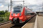 442 138 stand am 27.05.2013 im Bahnhof Nauen als RB in Richtung Berlin.