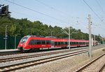 442 826 als RE 18714 (Dessau Hbf–Zossen) am 12.08.2015 in Rangsdorf