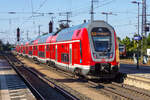 445 089 bei der Ausfahrt aus Treuchtlingen als RE16 in Richtung Nürnberg Hbf - 06.08.2022