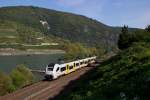 460 006-0 als MRB 25342 (Mainz Hbf - Koblenz Hbf, weiter als MRB 25432 nach Köln Messe Deutz) in Trechtingshausen am 17.09.14