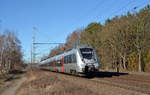 1442 308 war am 16.02.18 auf dem Weg nach Falkenberg(E).