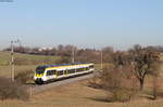 3442 205 als RE 17506 (Schwäbisch Hall-Hessental-Stuttgart Hbf) bei Gschlachtenbretzingen 27.2.19