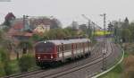 425 120-3/425 420-7 als DPE 20347 (Freudenstadt Hbf-Horb) bei Eutingen 21.4.14