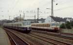 Alt und neu begegnen sich Ende der 1970er Jahre im Essener Hauptbahnhof.