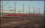 ET 430113 wartet am 14.9.1991 um 10.33 Uhr im Gleisvorfeld des Frankfurter HBF.