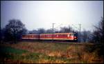 Am 10.4.1992 war ET 430114 auf der Rollbahn unterwegs nach Bremen.