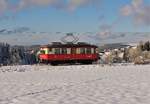 Am 10.01.21 wurde die Thüringer Bergbahn besucht. Es ging an die Flachstrecke Lichtenhain-Cursdorf. 479 203 hatte Dienst und ist bei Lichtenhain Richtung Cursdorf zu sehen.