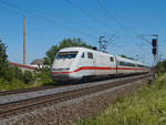 Am 1.6.2020 war 401 054 als ICE 926 auf dem Weg von Frankfurt über Köln und Bremen nach Hamburg.