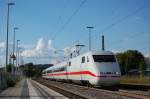 401 569-3 fhrt am 24.08.07 durch den Bahnhof Amstetten (Wrtt.) mit Fahrtrichtung Ulm.