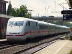 401 089 als ICE Passau - Hamburg in Brock=Ostbevern, 28.07.2023