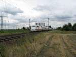 Ein ICE74 von Zrich HB nach Kiel Hbf.Am 18.07.08 bei der durchfahrt in Lampertheim.