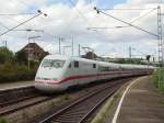 Br 401 fhrt als ICE 595 Berlin-Ostbahnhof - Mnchen Hbf durch Stuttgart-Feuerbach.