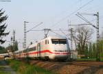 401 080-7 als ICE 279 (Berlin Ostbahnhof-Interlaken Ost) am Abzweig Brunnstck 15.4.09