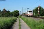 401 074-0  Zrich  als ICE 78 (Zrich HB - Hamburg-Altona) an der BK Basheide. Aufgenommen am 25.05.2012 bei Rheinstetten.