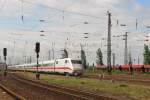 DB 401 516-0 als ICE 808 von Mnchen Hbf nach Hamburg-Altona, am 25.06.2012 in Grokorbetha.