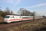 401 511 als ICE 880 (Mnchen Hbf–Hamburg-Altona) am 24.03.2012 zwischen Radbruch und Winsen (Luhe)