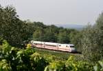 401 xxx als ICE 373 (Berlin Ostbahnhof–Interlaken Ost) am 18.09.2012 zwischen Bad Bellingen und Rheinweiler