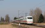 401 056-7   Heppenheim(Bergstraße)  als IC 279 (Berlin Ostbahnhof-Basel SBB) bei Riegel 17.3.16