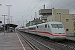 Nachschuss am 17.01.2015 auf 401 085-6  Freilassing, als dieser durch den Bahnhof von Müllheim (Baden) gen Freiburg fuhr.